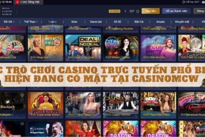 Casinomcw: Khám Phá Niềm Vui Đích Thực của Casino Trực Tuyến